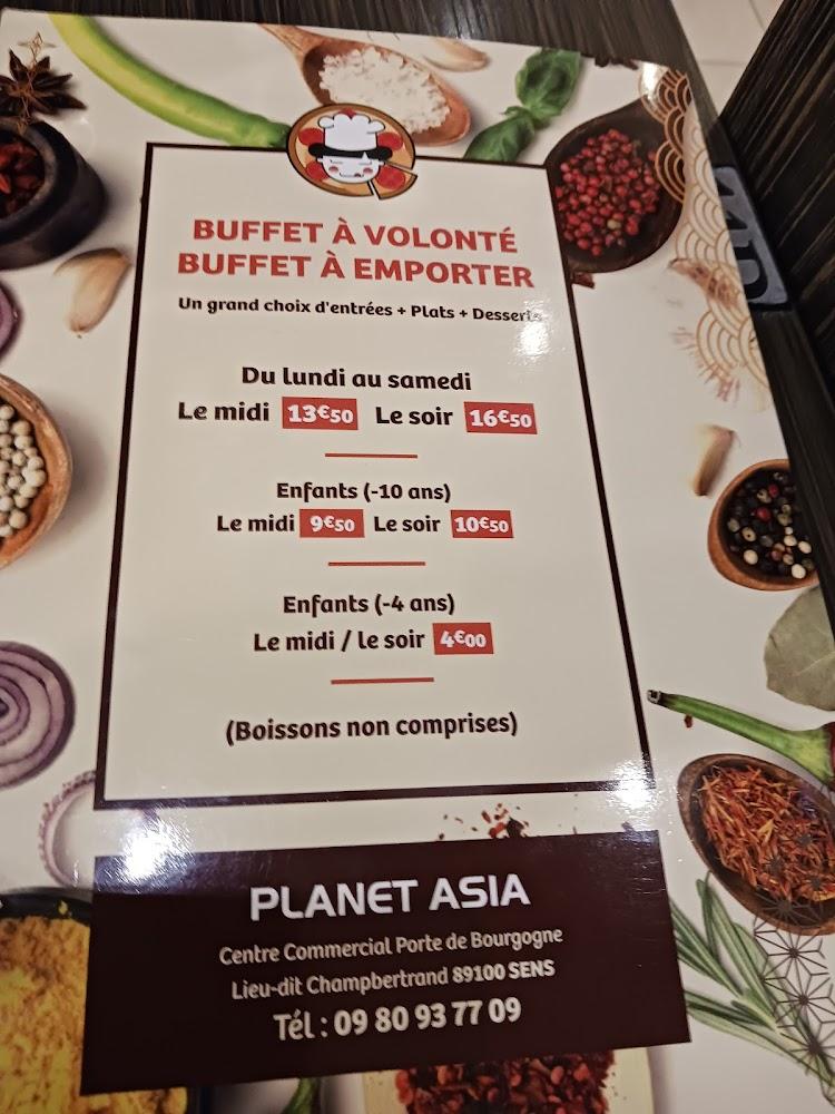Planet Asia - Menu Image 1